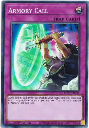 Yu-Gi-Oh! | Armory Call | MP21-EN031 | Super Rare | 1st Edition