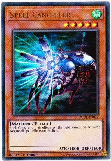 Yu-Gi-Oh! | Spell Canceller | DUDE-EN032 | Ultra Rare | 1st Edition