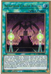 Yu-Gi-Oh! | Numeron Chaos Ritual | MGED-EN050 | Premium Gold Rare | 1st Edition