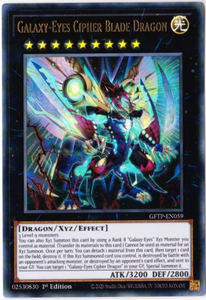 Yu-Gi-Oh! | Galaxy-Eyes Cipher Blade Dragon | GFTP-EN059 | Ultra Rare | 1st Edition