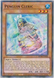 Yu-Gi-Oh! | Penguin Cleric | BODE-EN026 | Common | 1st Edition