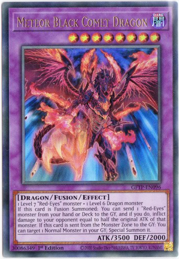 Yu-Gi-Oh! | Meteor Black Comet Dragon | GFTP-EN096 | Ultra Rare | 1st Edition