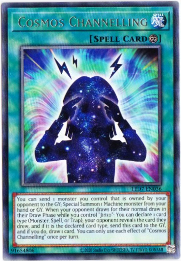 Yu-Gi-Oh! | Cosmos Channelling | LED7-EN036 | Rare