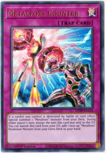 Yu-Gi-Oh! | Metalfoes Counter | GFTP-EN124 | Ultra Rare | 1st Edition