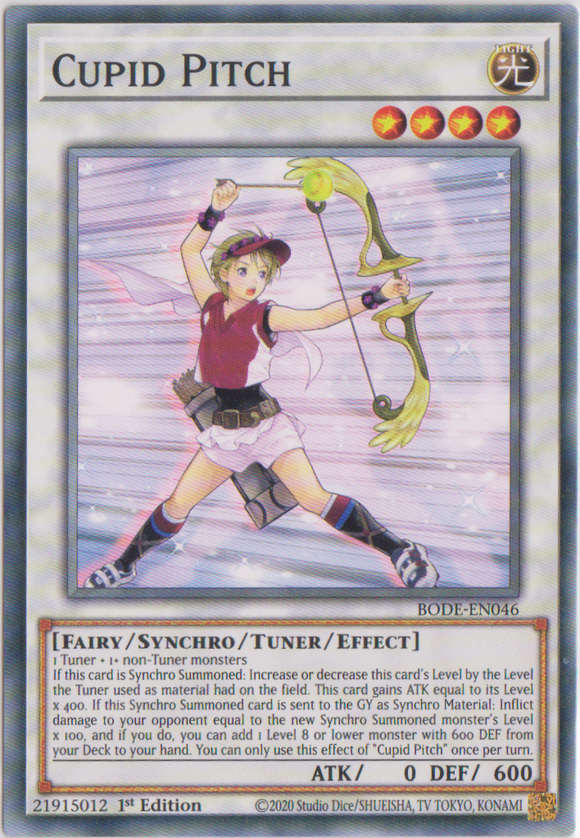 Yu-Gi-Oh! | Cupid Pitch | BODE-EN046 | Common | 1st Edition