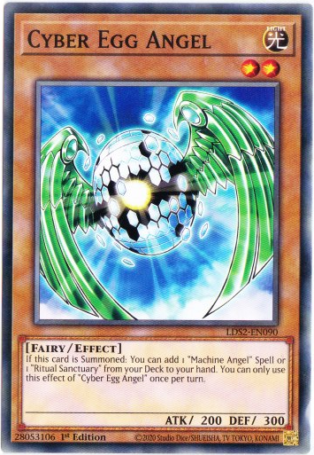 Yu-Gi-Oh! | Cyber Egg Angel | LDS2-EN090 | Common | 1st Ed