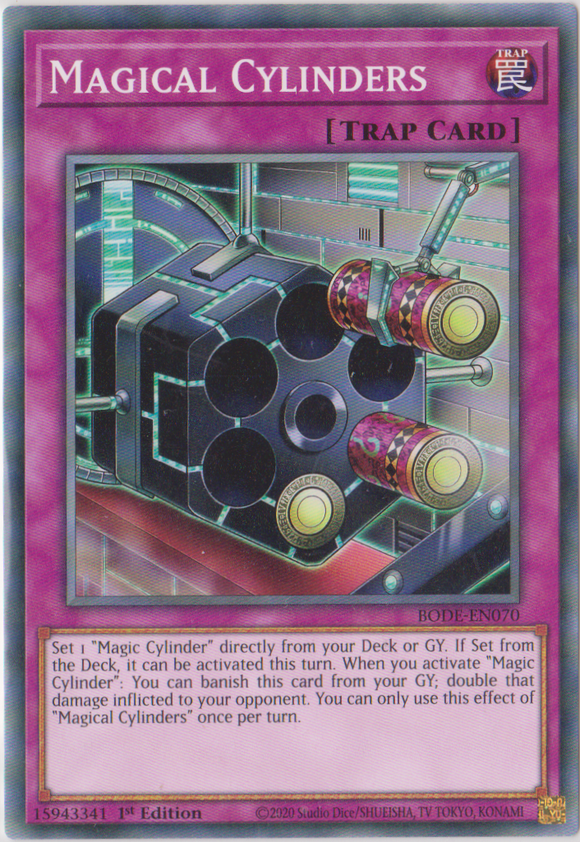 Yu-Gi-Oh! | Magical Cylinders | BODE-EN070 | Common | 1st Edition