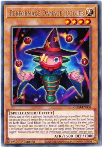 Yu-Gi-Oh! | Performage Damage Juggler | GEIM-EN060 | Rare | 1st Ed