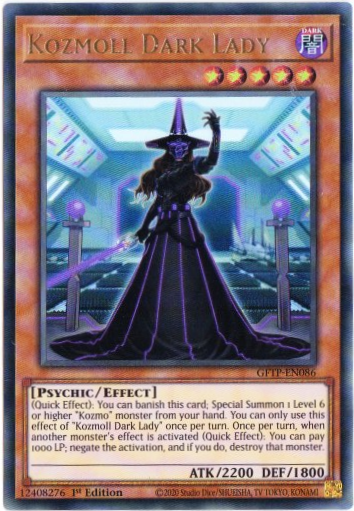 Yu-Gi-Oh! | Kozmoll Dark Lady | GFTP-EN086 | Ultra Rare | 1st Edition