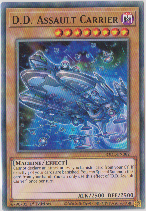 Yu-Gi-Oh! | D.D. Assault Carrier | BODE-EN082 | Common | 1st Edition