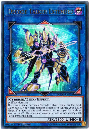 Yu-Gi-Oh! | Decode Talker Extended | DUDE-EN024 | Ultra Rare | 1st Edition