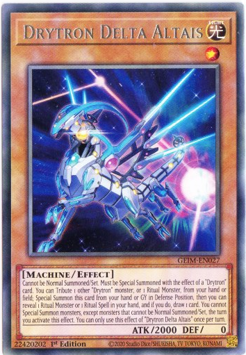 Yu-Gi-Oh! | Drytron Delta Altais | GEIM-EN027 | Rare | 1st Ed