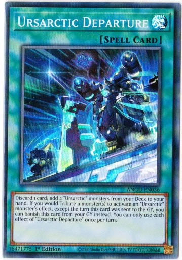 Yu-Gi-Oh! | Ursarctic Departure | ANGU-EN036 | Super Rare | 1st Ed