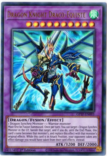 Yu-Gi-Oh! | Dragon Knight Draco-Equiste | GFTP-EN093 | Ultra Rare | 1st Edition