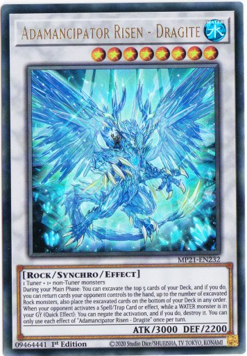 Yu-Gi-Oh! | Adamancipator Risen - Dragite | MP21-EN232 | Ultra Rare | 1st Edition