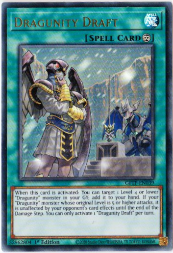 Yu-Gi-Oh! | Dragunity Draft | GFTP-EN039 | Ultra Rare | 1st Edition