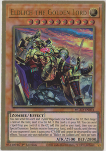 Yu-Gi-Oh! | Eldlich the Golden Lord | MGED-EN024 | Premium Gold Rare | 1st Edition