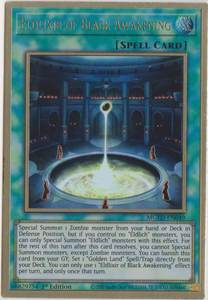 Yu-Gi-Oh! | Eldlixir of Black Awakening | MGED-EN049 | Premium Gold Rare | 1st Edition