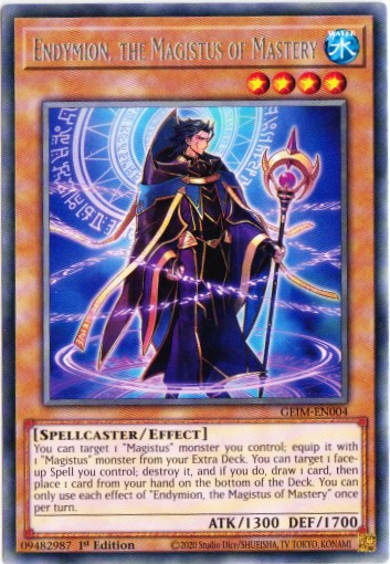 Yu-Gi-Oh! | Endymion, the Magistus of Mastery | GEIM-EN004 | Rare | 1st Ed