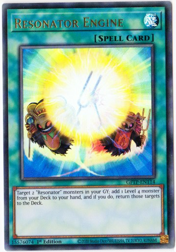 Yu-Gi-Oh! | Resonator Engine | GFTP-EN114 | Ultra Rare | 1st Edition