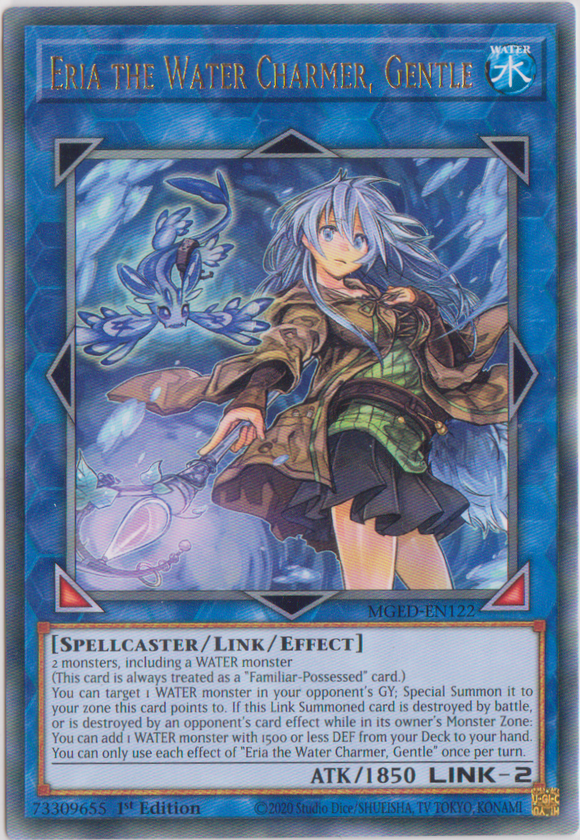 Yu-Gi-Oh! | Eria the Water Charmer, Gentle | MGED-EN122 | Rare | 1st Edition