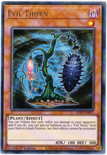 Yu-Gi-Oh! | Evil Thorn | GFTP-EN077 | Ultra Rare | 1st Edition