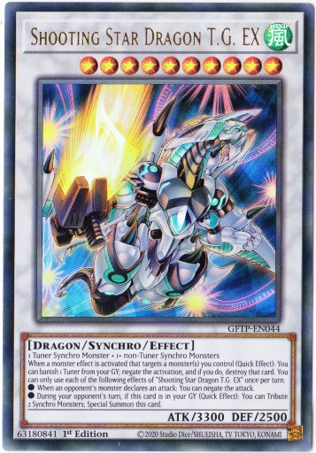 Yu-Gi-Oh! | Shooting Star Dragon T.G. EX | GFTP-EN044 | Ultra Rare | 1st Edition