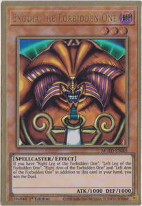 Yu-Gi-Oh! | Exodia the Forbidden One | MGED-EN005 | Premium Gold Rare | 1st Edition