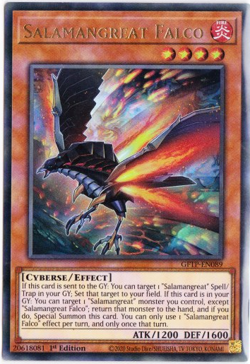 Yu-Gi-Oh! | Salamangreat Falco | GFTP-EN089 | Ultra Rare | 1st Edition