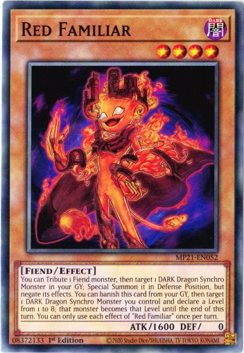 Yu-Gi-Oh! | Red Familiar | MP21-EN052 | Common | 1st Edition