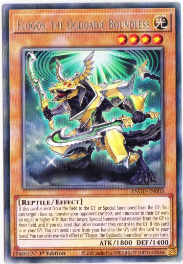 Yu-Gi-Oh! | Flogos, The Ogdoadic Boundless | ANGU-EN003 | Rare | 1st Ed