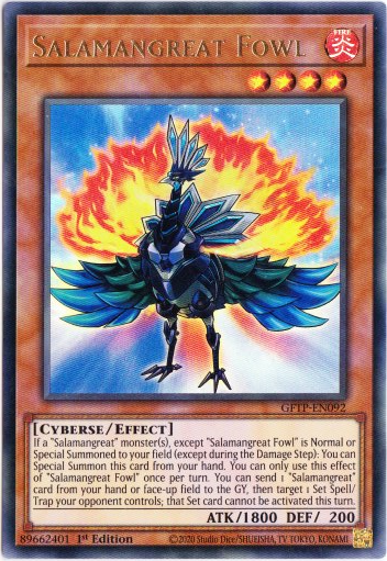 Yu-Gi-Oh! | Salamangreat Fowl | GFTP-EN092 | Ultra Rare | 1st Edition