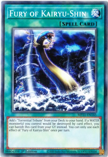 Yu-Gi-Oh! | Fury of Kairyu-Shin | MP21-EN145 | Common | 1st Edition