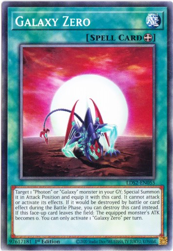 Yu-Gi-Oh! | Galaxy Zero | LDS2-EN055 | Common | 1st Ed