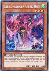 Yu-Gi-Oh! | Libromancer Geek Boy | BACH-EN000 | Secret Rare | 1st Edition