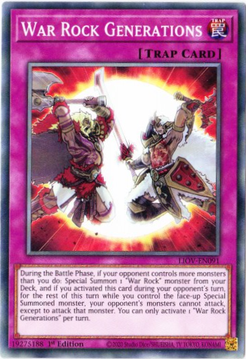 Yu-Gi-Oh! | War Rock Generations | LIOV-EN091 | Common | 1st Ed