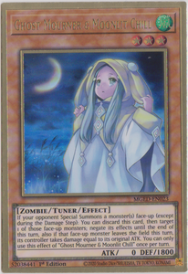 Yu-Gi-Oh! | Ghost Mourner & Moonlit Chill | MGED-EN023 | Premium Gold Rare | 1st Edition