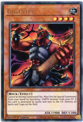 Yu-Gi-Oh! | Gigantes | GFTP-EN074 | Ultra Rare | 1st Edition