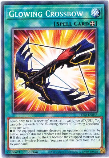 Yu-Gi-Oh! | Glowing Crossbow | LDS2-EN045 | Common | 1st Ed