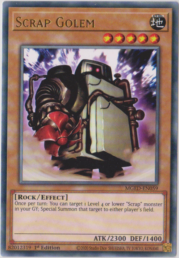 Yu-Gi-Oh! | Scrap Golem | MGED-EN059 | Rare | 1st Edition