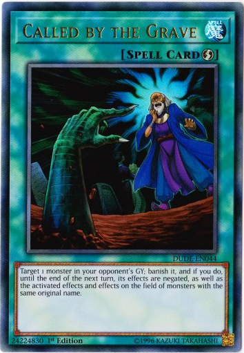 Yu-Gi-Oh! | Called by the Grave | DUDE-EN044 | Ultra Rare | 1st Edition