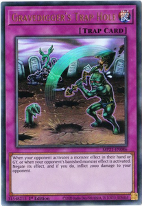 Yu-Gi-Oh! | Gravedigger's Trap Hole | MP21-EN086 | Ultra Rare | 1st Edition