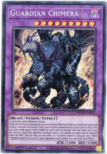 Yu-Gi-Oh! | Guardian Chimera | BACH-EN040 | Secret Rare | 1st Edition