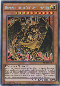 Yu-Gi-Oh! | Hamon, Lord of Striking Thunder | MP21-EN253 | Prismatic Secret Rare | 1st Edition