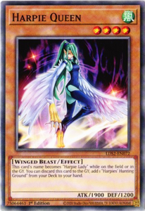 Yu-Gi-Oh! | Harpie Queen | LDS2-EN072 | Common | 1st Ed