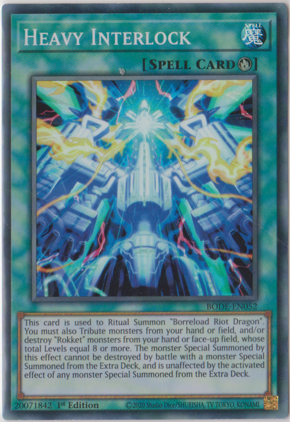 Yu-Gi-Oh! | Heavy Interlock | BODE-EN052 | Super Rare | 1st Edition