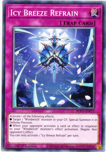 Yu-Gi-Oh! | Icy Breeze Refrain | BLVO-EN072 | Common | 1st Ed