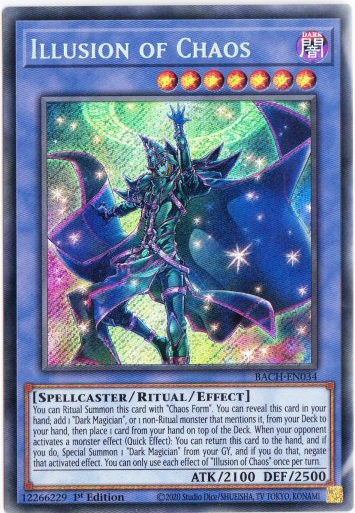 Yu-Gi-Oh! | Illusion of Chaos | BACH-EN034 | Secret Rare | 1st Edition