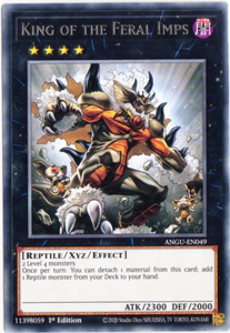 Yu-Gi-Oh! | King of the Feral Imps | ANGU-EN049 | Rare | 1st Ed