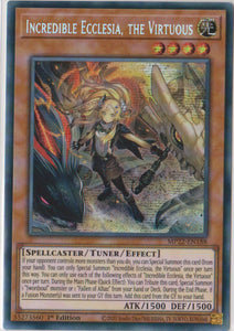 Yu-Gi-Oh! | Incredible Ecclesia, the Virtuous | MP22-EN188 | Prismatic Secret Rare | 1st Edition